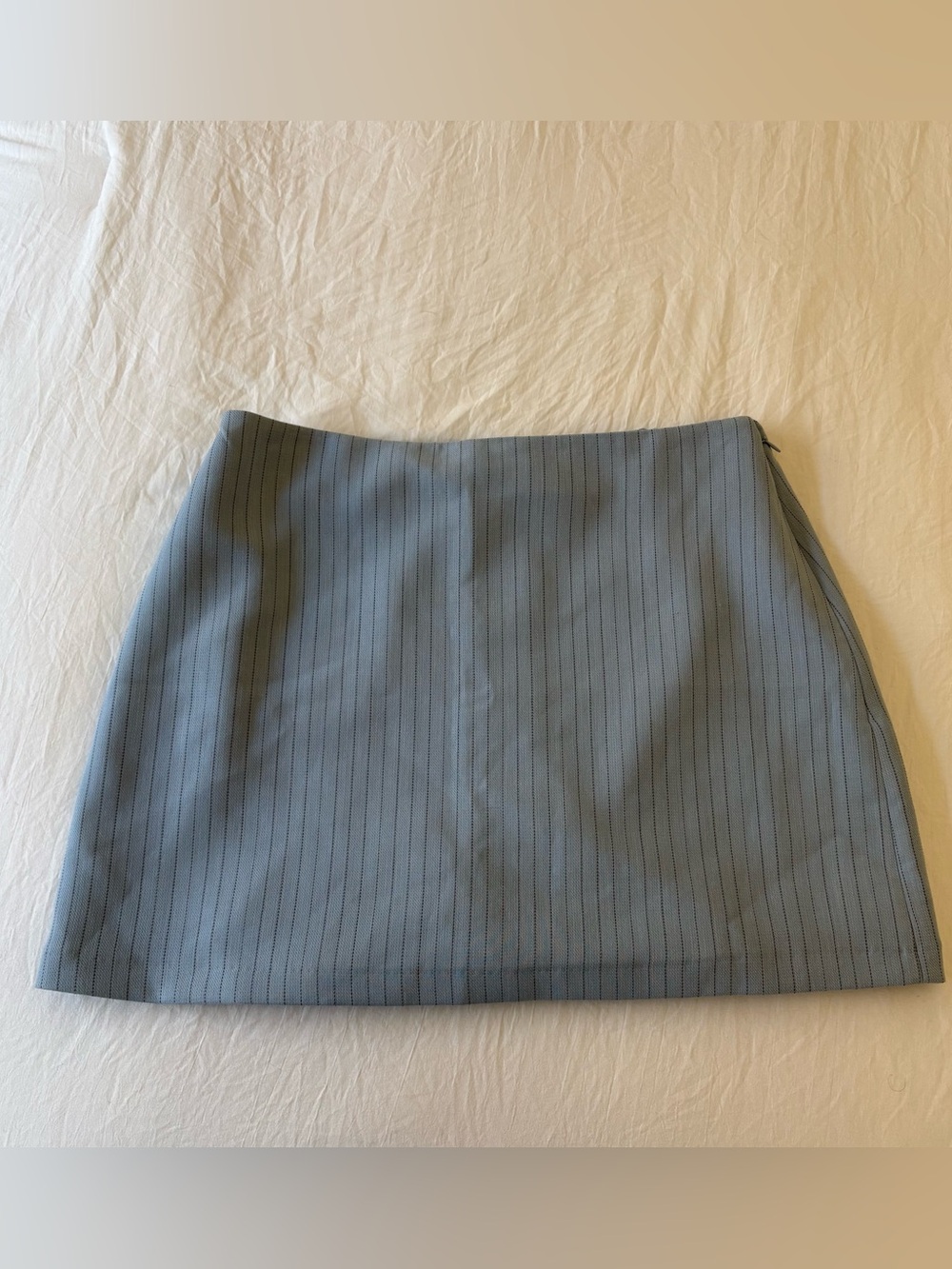 Abercrombie & Fitch Women’s Blue Pinstripe Scarlett Mini Skort